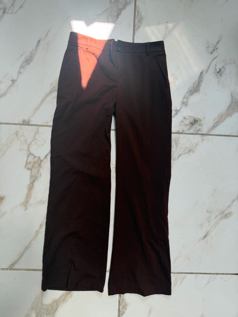 Cartonnier Women's Trousers in Rust Brown
